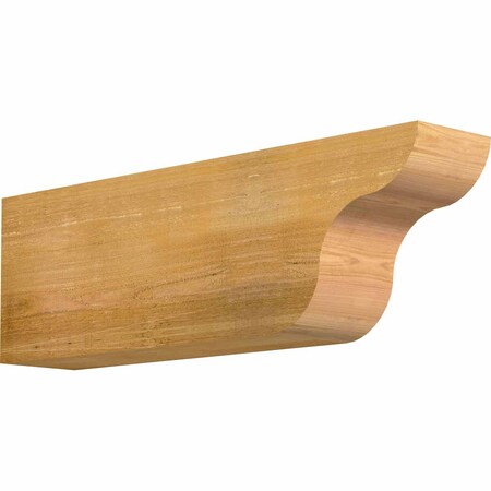 Ekena Millwork Carmel Rough Sawn Rafter Tail, Western Red Cedar, 6"W x 10"H x 32"L RFT06X10X32CAR00RWR